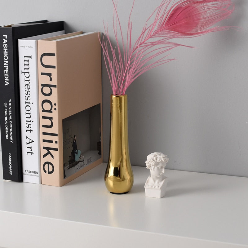 Gold Plated Vases