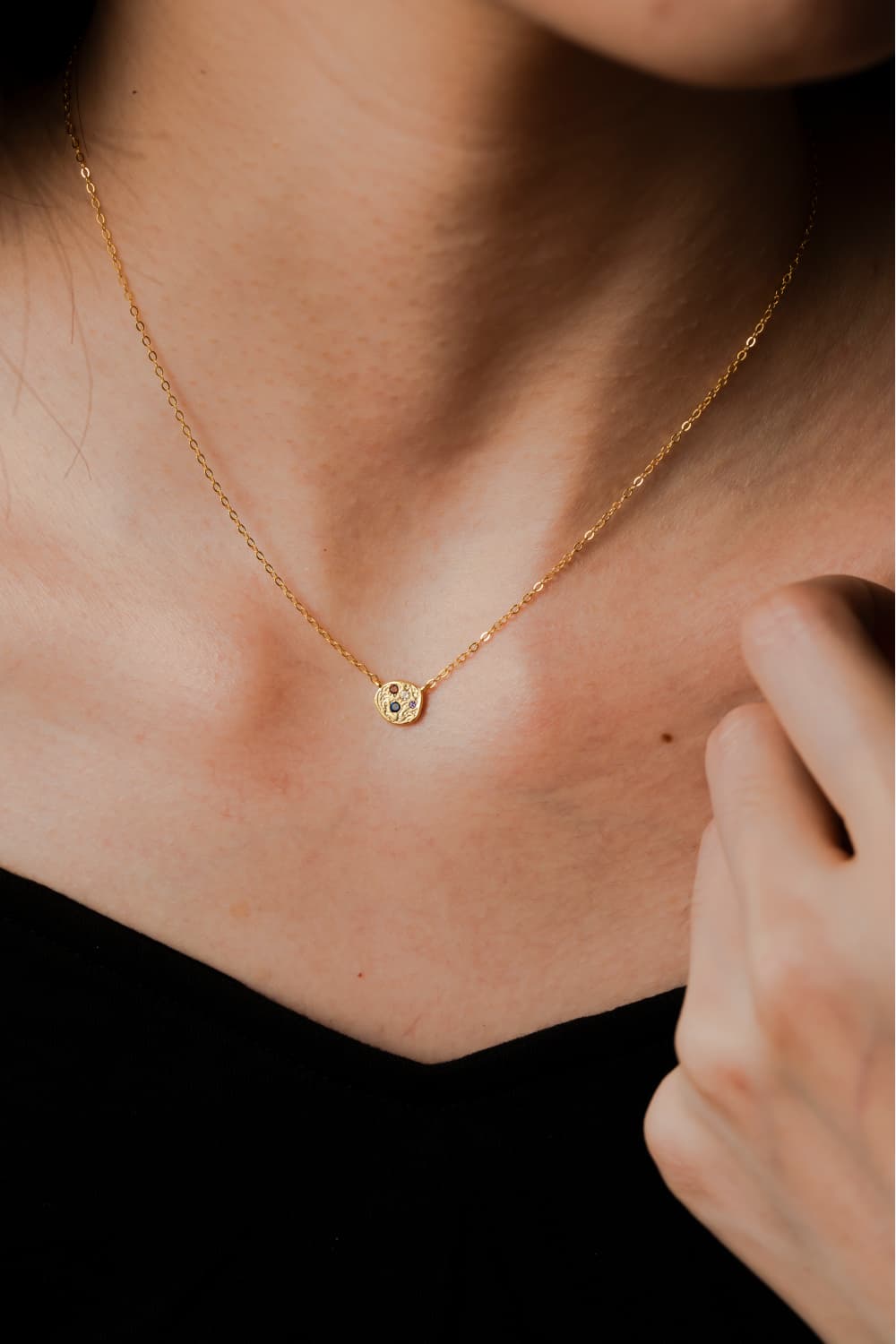 Multicolored Geo Necklace