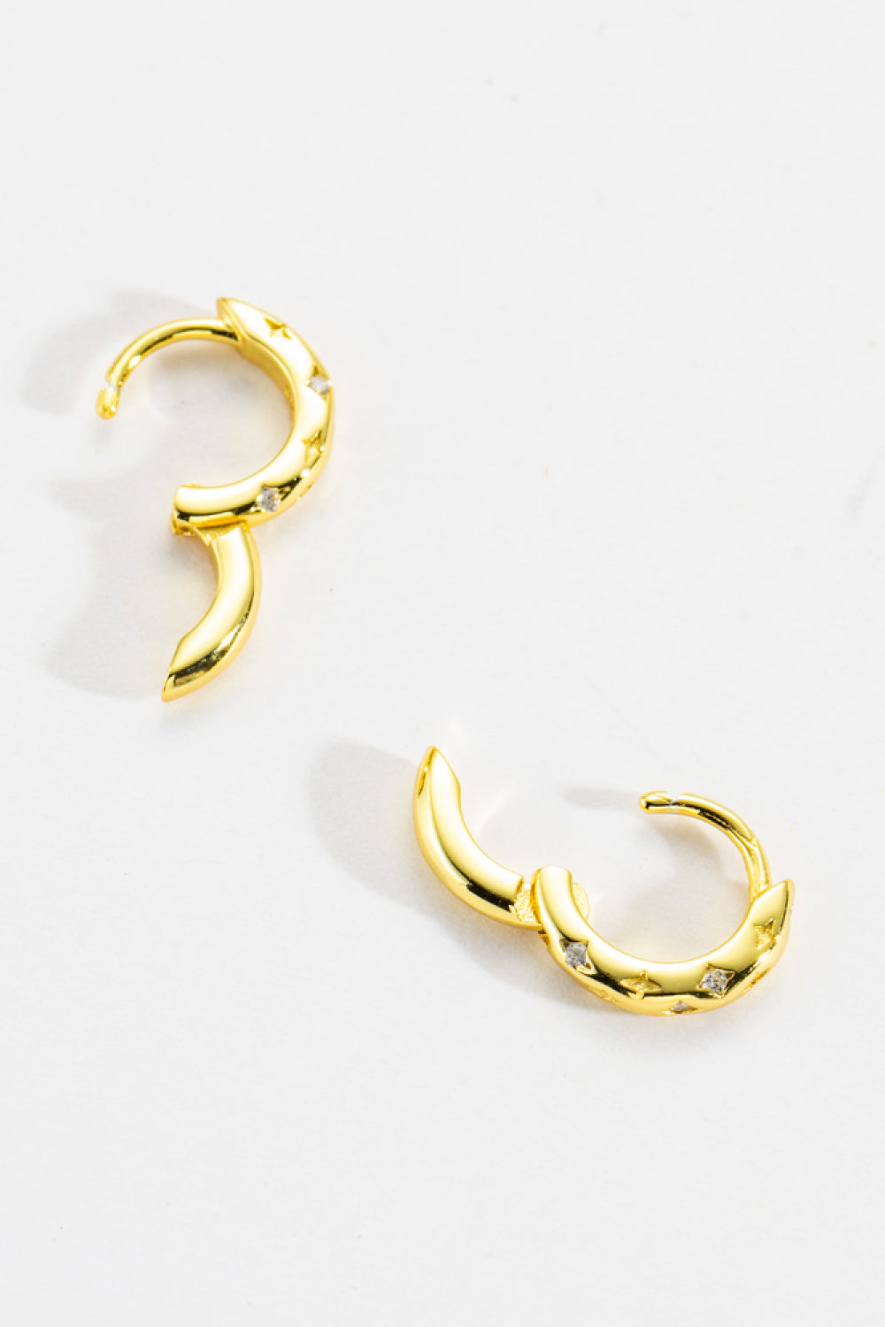 Star Huggie Earrings